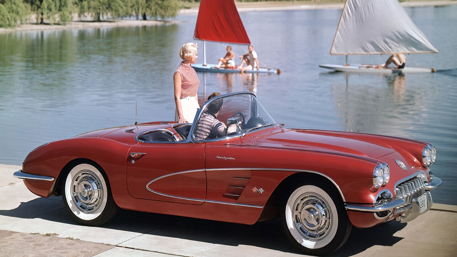 Click to Enlarge-Esc to Close Corvette Generations/C1/C1 1960 Vette-Convertible.jpg